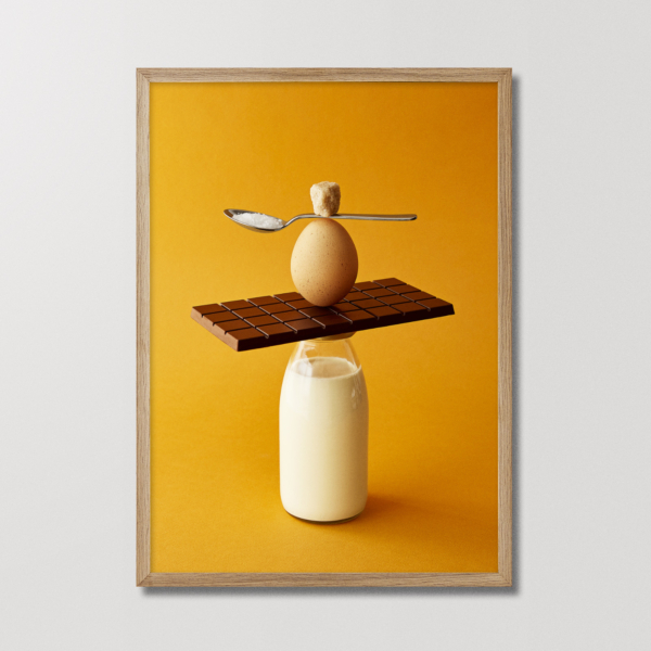 Planetarisk kogebog chokolademousse plakat